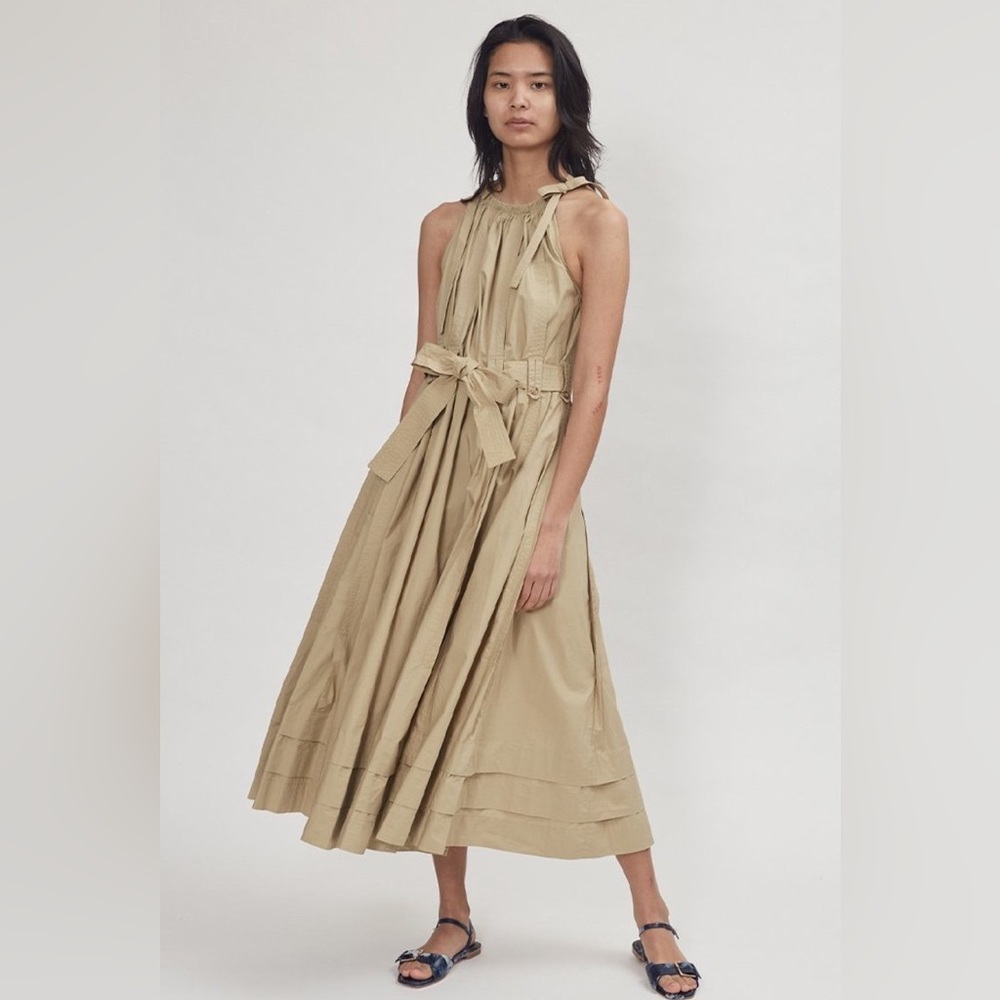 NWT Ulla Johnson Elegant Tan Maxi Dress